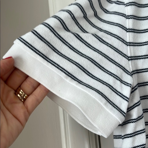 Nautica Classic Fit Striped Polo Shirt Preppy Coastal nautical Y2K 90S golf L - Picture 3 of 8